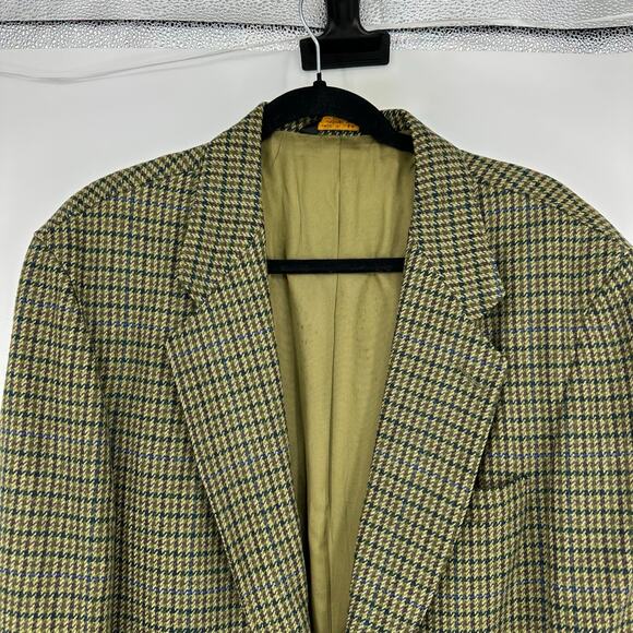 Vintage Banana Republic Mens L Lambswool Jacket Safari Collection Blazer USA - Picture 4 of 15